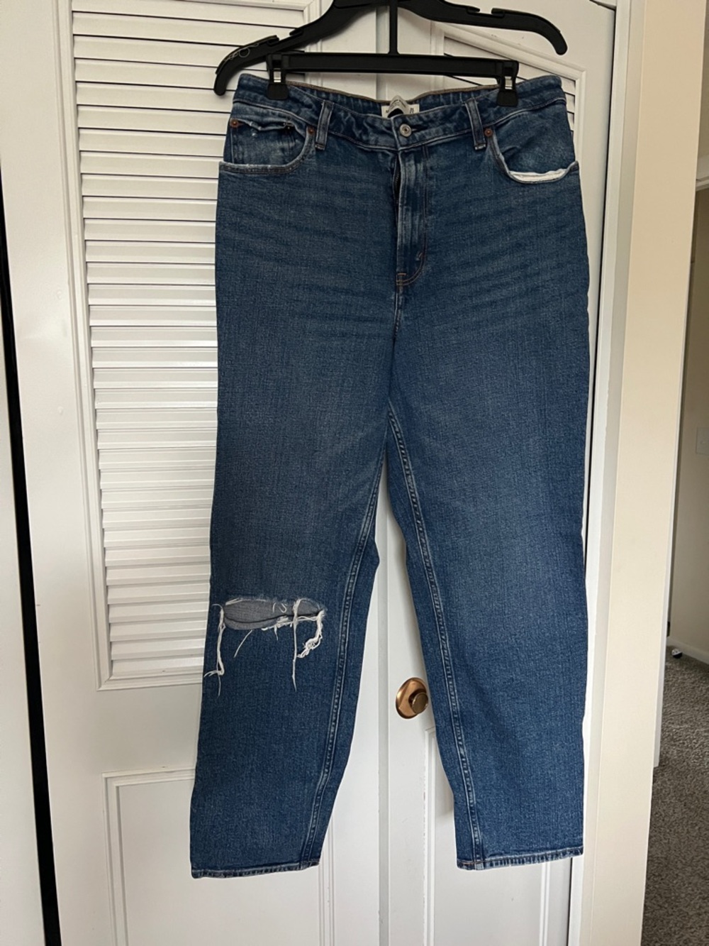 Abercrombie High Rise Mom Jeans Curve Love